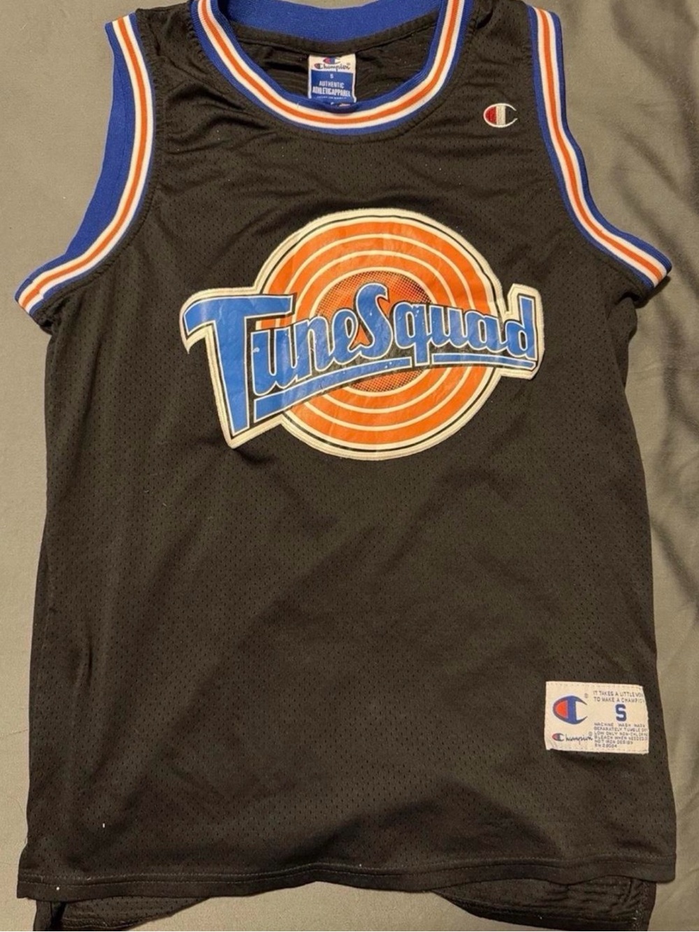 Authentic Champion Tune Squad Black Basketball Jersey